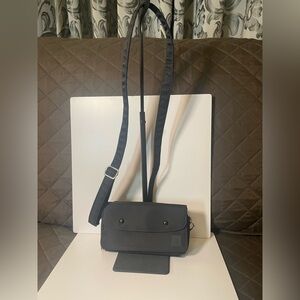 Casual and sporty Black Crossbody Bag